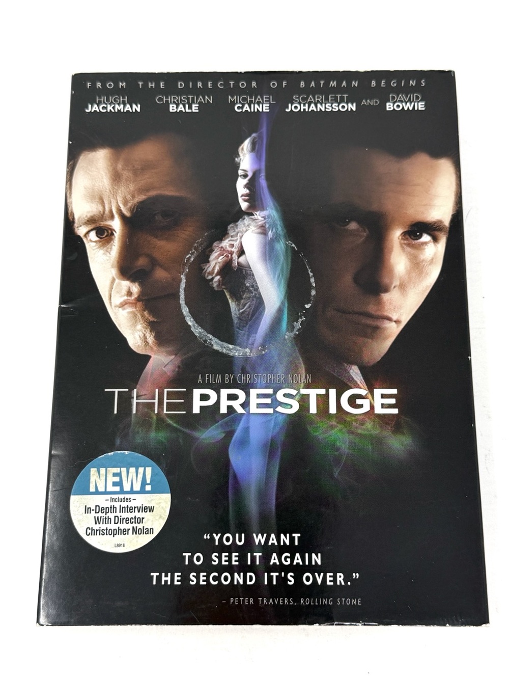 The Prestige DVD Christopher Nolan Hugh Jackman Christian Bale w Slipcover